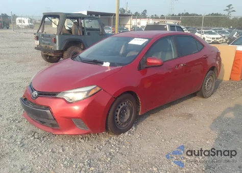 2016 Toyota Corolla Le from USA, damaged, VIN 2T1BURHE5GC701618
